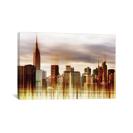 Urban Stretch Series // New York City // Canvas Print (18"H x 26"L x 0.75"D)