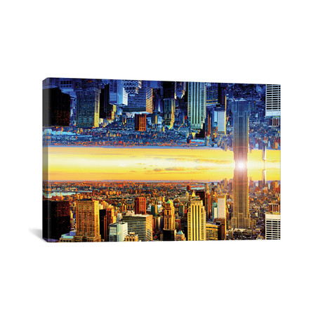 Double Sided Series // NYC // Canvas Print (18"H x 26"L x 0.75"D)