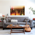 Urban Stretch Series // New York by Night // Canvas Print (18"H x 26"L x 0.75"D)