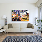 NYC by NYC Series // Times Square // Canvas Print (18"H x 26"L x 0.75"D)