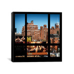 Manhattan Buildings Series // Window View // Canvas Print (18"H x 18"L x 0.75"D)