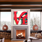 LOVE // Canvas Print (18"H x 18"L x 0.75"D)