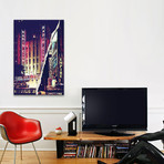 Dual Torn Series // Times Square Theater District (18"W x 26"H x 0.75"D)