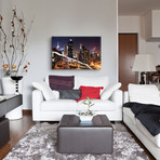 Dual Torn Series // Life Taxis in New York // Canvas Print (18"H x 26"L x 0.75"D)