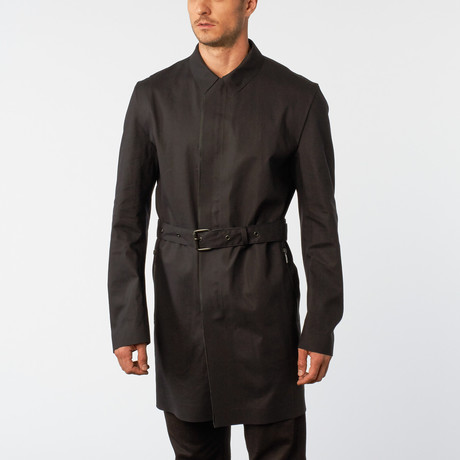 Mackintosh Rain Coat  // Black + Charcoal (Euro: 48)