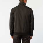 Blouson Knit Cuff Jacket // Black (Euro: 46)