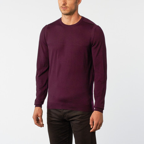 Crew Neck Sweater // Purple (XS)