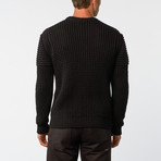 Structure Mix Sweater // Black (S)