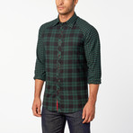 Whitman Button-Up Shirt // Deep Green (S)