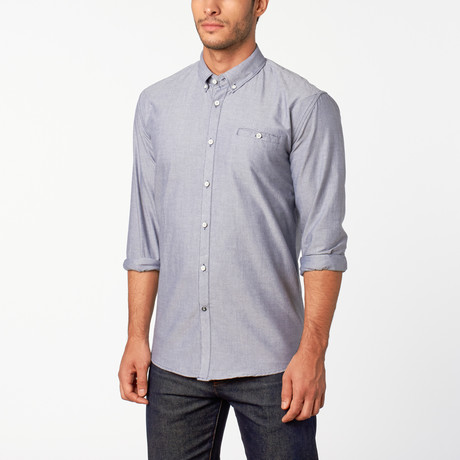 Caldwell Button-Down Shirt // Blue (S)