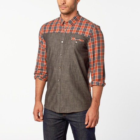 Beacon Woven Shirt // Orange (S)