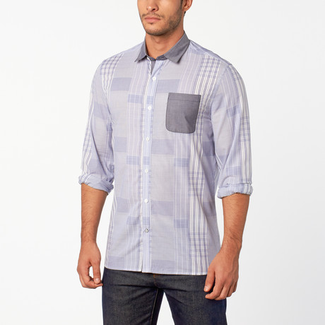 Jackson Button-Down Shirt // Blue (S)