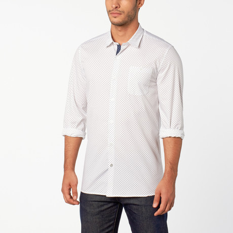 Dizzy Button-Up Shirt // White (S)