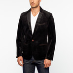 Perruzo // Corduroy Blazer // Black (S)