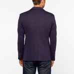 Perruzo // Dot Detail Blazer // Navy (S)