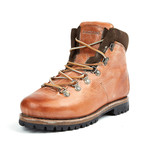 Lace-Up Lug Sole Boot // Cognac (Euro: 41)