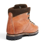 Lace-Up Lug Sole Boot // Cognac (Euro: 41)