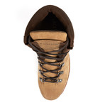 Lace-Up Lug Sole Boot // Rock (Euro: 43)