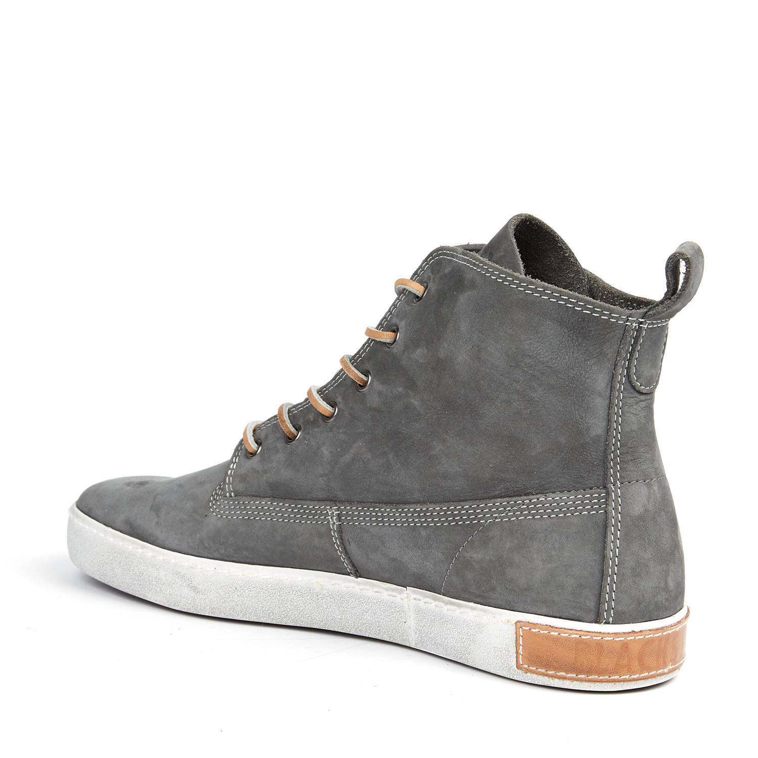 Leather High-Top Shoe // Graphite (Euro: 47) - Blackstone Shoes - Touch ...