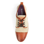 Blackstone Shoes // Canvas Low Top Sneaker // Sand + Ember (Euro: 41)