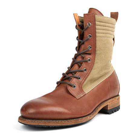 Leather Boot // Bark (Euro: 40)