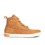 Leather Hi-Top Sneaker // Taupe (Euro: 44)