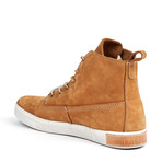 Leather Hi-Top Sneaker // Taupe (Euro: 44)