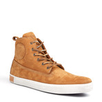 Leather Hi-Top Sneaker // Taupe (Euro: 44)