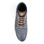 Perforated Hi-Top Sneaker // Jeans (Euro: 47)