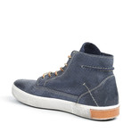 Perforated Hi-Top Sneaker // Jeans (Euro: 47)