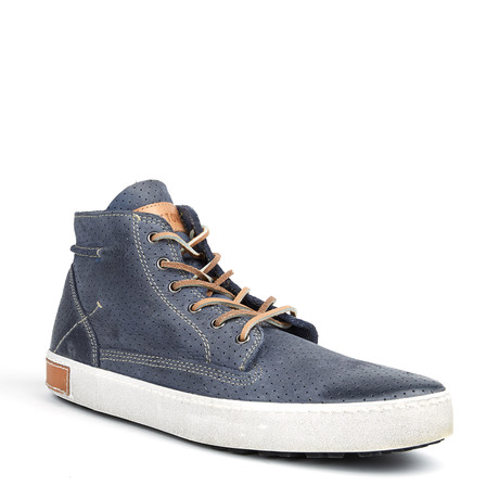 Perforated Hi-Top Sneaker // Jeans (Euro: 41)