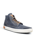 Perforated Hi-Top Sneaker // Jeans (Euro: 47)