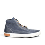 Perforated Hi-Top Sneaker // Jeans (Euro: 47)