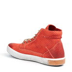 Leather Mid-Top Shoe // Red (Euro: 47)