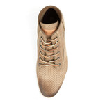 Leather Mid-Top Shoe // Taupe (Euro: 47)