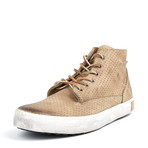 Leather Mid-Top Shoe // Taupe (Euro: 44)