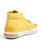 Leather Mid-Top Shoe // Yellow (Euro: 47)