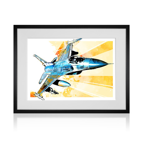 F-16 Jet Fighter (13" x 19")