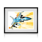 F-16 Jet Fighter (13" x 19")