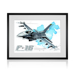 F-16 Fighting Falcon (13" x 19")