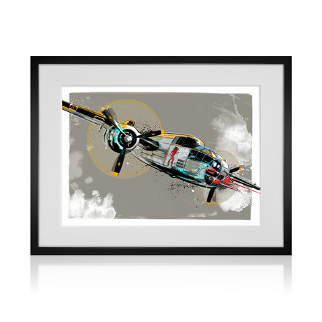 B-25 Hells Belle (13" x 19")