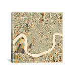 Abstract City Map Of New Orleans (18"W x 18"H x 0.75"D)