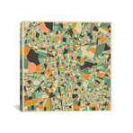 Abstract City Map of Lusaka (18"W x 18"H x 0.75"D)