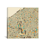 Abstract City Map Of Cleveland (18"W x 18"H x 0.75"D)