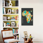 Africa Map (18"W x 26"H x 0.75"D)