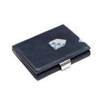 Exentri Leather Wallet // Blue