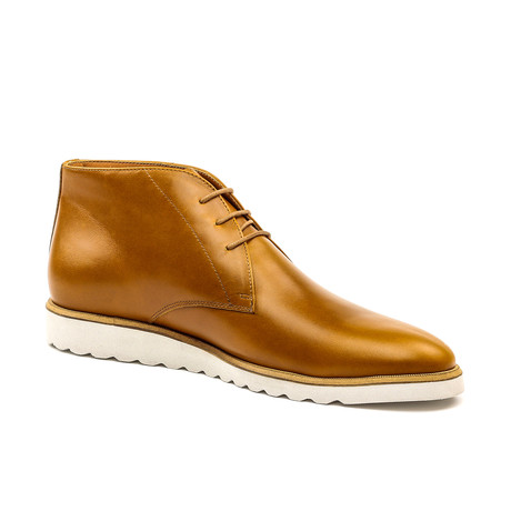 Rooster League // Leather Chukka Boot // Gold (Euro: 39)