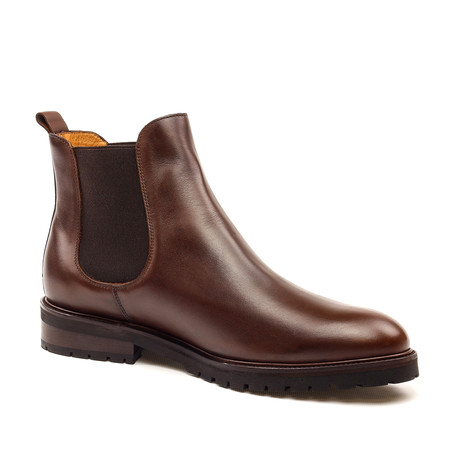 Leather Chelsea Boot // Chocolate (Euro: 39)