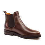 Leather Chelsea Boot // Chocolate (Euro: 40)