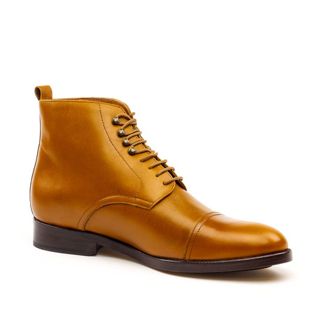 Cap-Toe Leather Boot // Tan (Euro: 39)